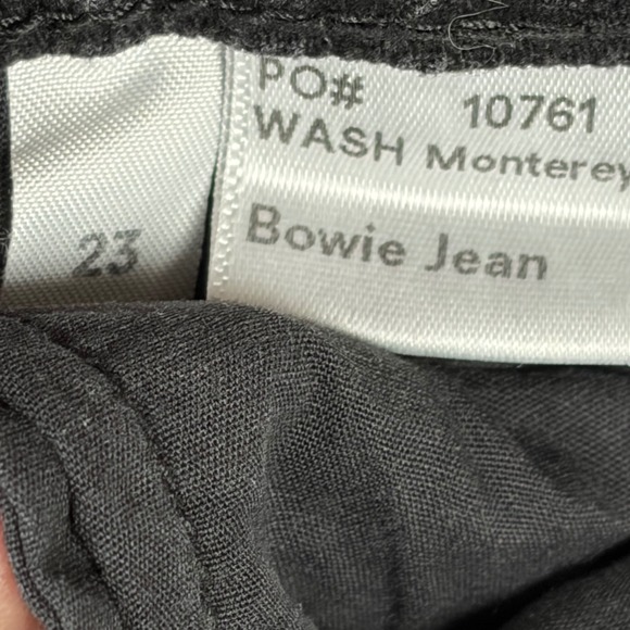 Reformation Bowie Jean Patchwork Grey Wash Denim Straight Leg Jeans Size 23 - Picture 6 of 10